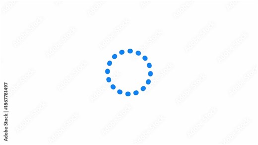loading and buffering circle icon animation on transparent background, loading circle line animation, loading icon for download progress, buffering process animate with alpha channel.