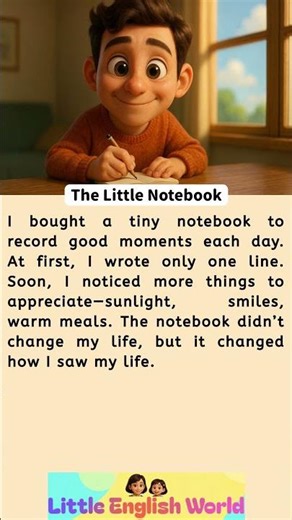 Day 105｜Learn English: The Little Notebook 📘✨Reading and Listening