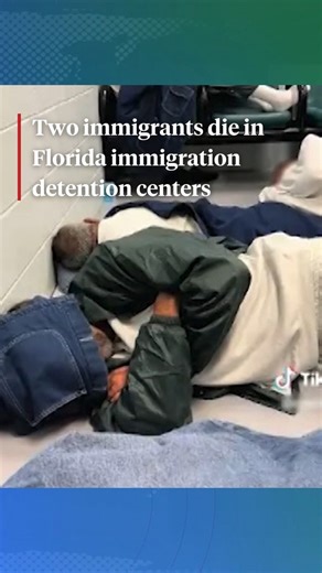 7.3K views · 260 reactions | A new report titled "You Feel Like Your Life Is Over" details the dangerous and abusive conditions faced by those held at three ICE jails in Miami, Florida. At least two immigrants have died in the detention centers. Tap the link in @democracynow's bio for more of our coverage. | Democracy Now! | Facebook