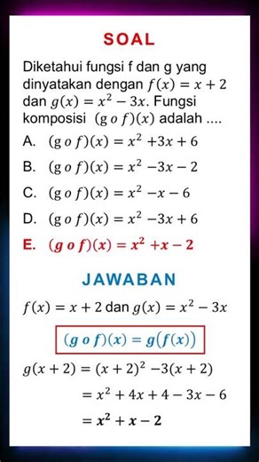 Fungsi Komposisi #shorts