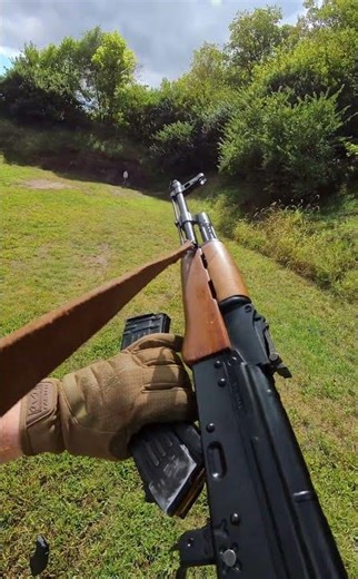 POV Hungarian AK 47 Reload On Steel 💥