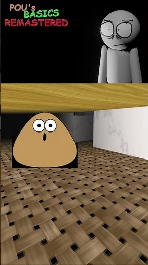Pou's Basics REMASTERED 0.5.0 // Feeding Pou a soda // Death screen #shorts #short