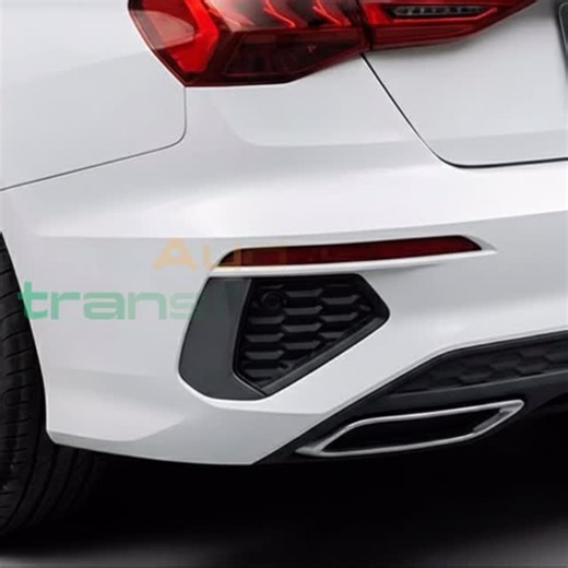 Car Exterior Mods • Body Kits • aero parts on Instagram: "Our Audi A3 8Y Transformation, Duckbill Spoiler Lip and rear diffuser attached"