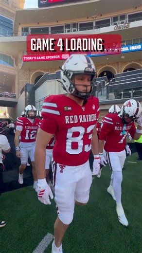 Texas Tech Football vs. Sam Houston State: Pregame Run out | 9.26.2026