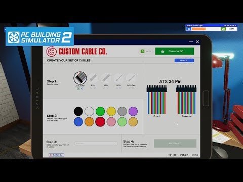 Designing Some Custom Cables For A Customer in PC Building Simulator 2! (E9)