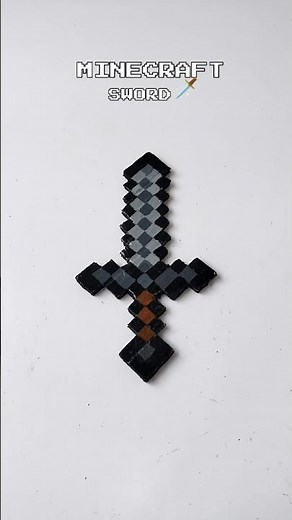 DIY MINECRAFT SWORD 🗡️ ll Easy Room decor ideas