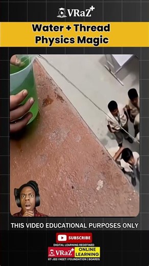 Water + Thread = Physics Magic! 💧✨ #shorts #shortsfeed