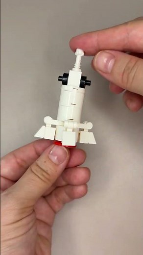 Building a Micro LEGO Space Rocket! 🚀 #lego #legomoc #afol #brickbuilt