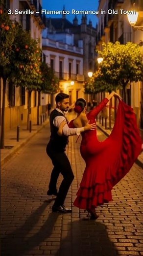 Top 5 romantic honeymoon destinations of Spain 🇪🇸#shorts