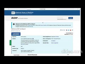 dbSNP: A database of frequency information