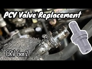 K20 Honda CRV PCV Valve and Breather Hose Replacement