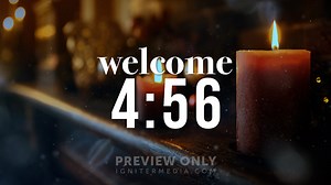 Christmas Advent Candle - Countdowns 5-Minute