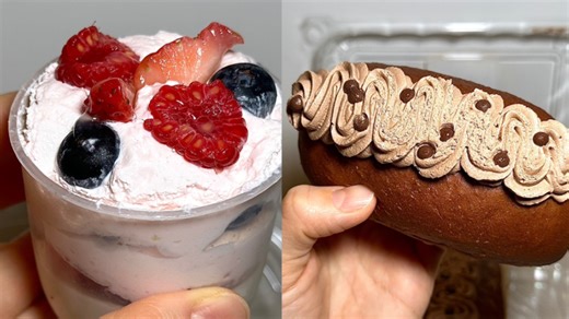 盒马鲜生可可浪花奶油面包 三重莓果双皮奶酪酪杯