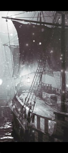 Frozen Pirate Ship at Midnight ❄️⚓ | Calming Sleep Story Vibes