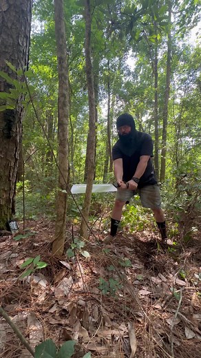 10K views · 429 reactions | The Guillotine never slowed down Precision heat treat, geometry, edge, and a little technique… If you want to order one of these, don’t miss out.. get in on this special preorder price.. www.thepirateforge.com I will be taking down the preorder soon. Link to webpage in bio… #axe #woodworking #sharp #outdoors #bushcraft #edc #epic #power #strength #training #sword #swords | Pirate Forge | Facebook