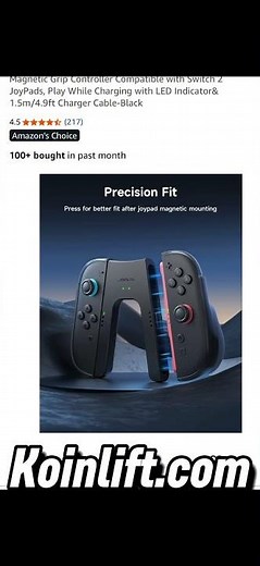 ⚡️Joy-Con Charging Grips for Switch 2 (Comes with Ergonomic Grips)🧤