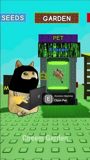 Hacker vs Admin Jandel and Sammy 😱 #growagarden #cheems #shorts