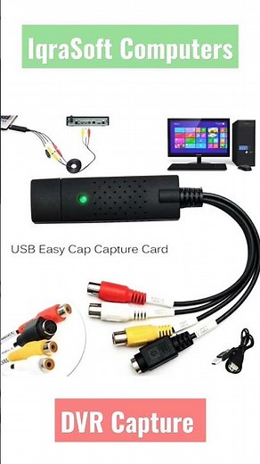 how to use old cameras AV to USB : DVR Capture (AV to USB) #camera #av #usb