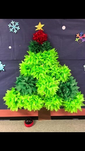 Create a Beautiful Tissue Paper Christmas Tree
