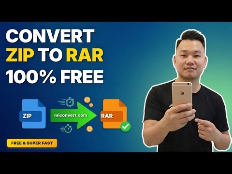 Convert ZIP to RAR in Seconds — Free & No Signup