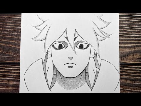 Easy anime drawing | how to draw Indra Ōtsutsuki‎ - [Naruto] | boy drawing step by step for beginner