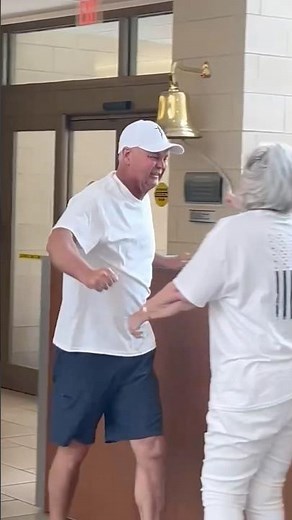 Grandpa has emotional moment after beating cancer ❤️