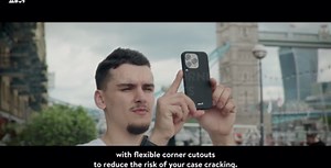 Mous for iPhone 16 Pro Max Case MagSafe Compatible - Limitless 6.0 - Bamboo - Protective Shockproof Phone Cover