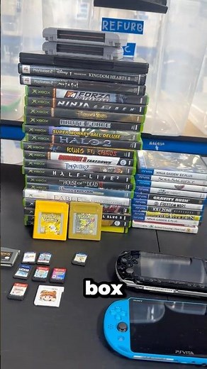 Reviewing a mystery video game collection!