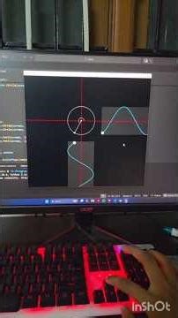 Simple Harmonic Motion in pygame #python #physics #pygame #game