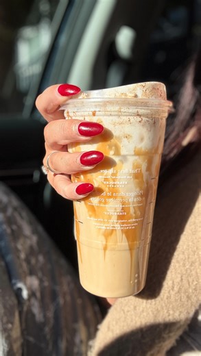 Shay Bell | Calgary Content Creator on Instagram: "STARBUCKS DRINK OF THE WEEK (hump day baby) $5 @starbuckscanada *Banana Bread Latte* 🍌🤎 = DELICIOUS. You can absolutely order sugar free syrup options to make this calorie/sugar friendly and it would still taste incredible✨ TAG ME WHEN YOU TRY THIS 💘 <3 starbucks order, starbucks drink of the week, banana bread latte, starbucks custom orders, starbucks viral drink, calgary foodie, toronto foodie, calgary content creator, delicious coffee orde