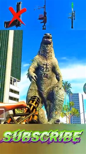 Indian bike driving 3D challenge godzilla attack missile gun vs pistol #indianbikedriving3d #gaming