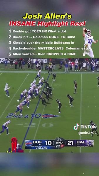 Josh Allen's Insane NFL Highlight Reel
