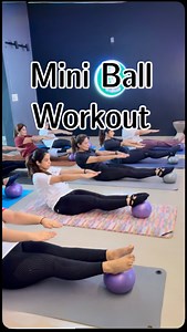7.2K views · 709 reactions | Slow, steady, and super effective!  This mini ball workout targets your entire body — improving core strength, stability, and posture. Every move demands balance, control, and focus. Let your body feel the burn the smart way 律‍♀️ #miniballworkout #newworkout #newvideo #fullbody #slowaandsteady #fitmoms #workoutvideos | Hitthefloordancestudio | Facebook
