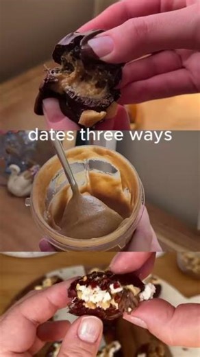 13K views · 75 reactions | sweet and savory! which of these viral dates recipes will you try first? ​ 燎 Goat Cheese Stuffed Dates​ ☕ Caramel Date Sauce for Coffee​ 樂Chocolate & Peanut Butter Candy Bars | McCormick Spice | Facebook