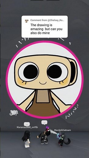 I draw your PFP on Roblox #shorts #roblox #art (‪@Chelsey_Kawaii9aesthetic_189‬)