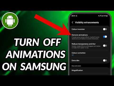 How To Turn Off Animations On Samsung