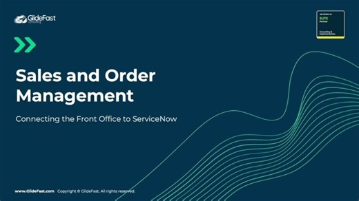 ServiceNow Sales &amp; Order Management Demo | Josh Brostoff