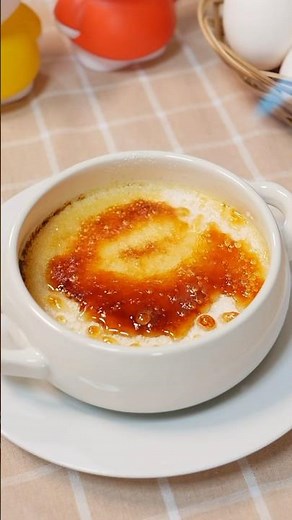 Let's make creme brûlée 基本のクリームブリュレの作り方 #asmr #recipe #chocolate