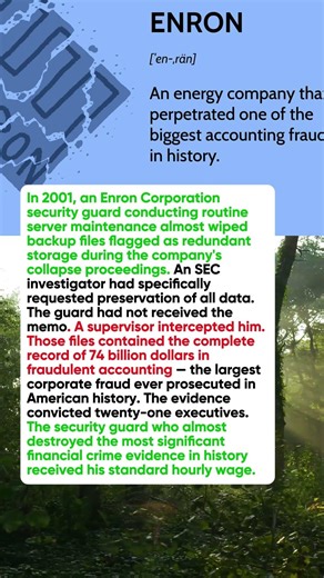 A Security Guard Almost Deleted Files That Contained Evidence of the Largest Fraud in History.