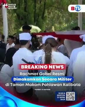 DPR RI member and former Minister of Trade Rachmat Gobel, officially laid to rest with a ceremony…