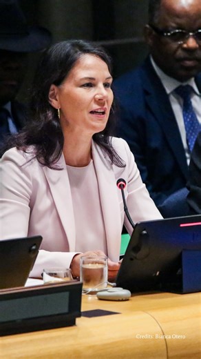 German Mission to the UN on Instagram: "During the Informal Interactive Dialogue with UN Member States and civil society, Annalena Baerbock outlined her vision statement as the candidate for President of the 80th session of #UNGA. As an honest broker. To make the UN fit for the future and fit for purpose. The General Assembly will play a crucial role in this endeavor. #BetterTogether #UNGA80 #UNPGA"