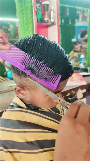 Kid’s Classic Side Comb Fade Style