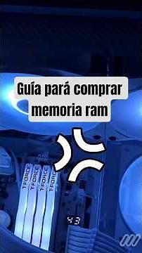 💥 ¡No compres RAM sin ver esto! La guía definitiva para elegir la memoria correcta para tu PC #RAM