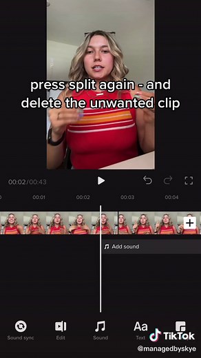 How to Trim & Split TikTok Clips to Remove Pauses (Easy Tutorial)
