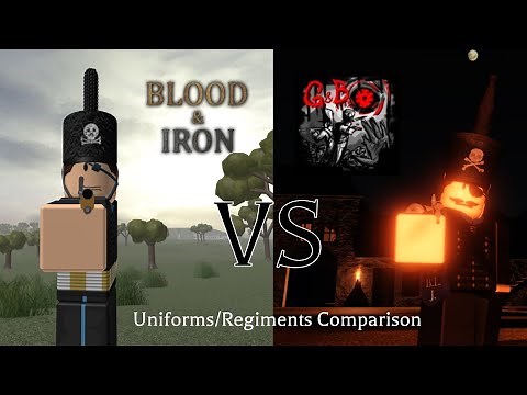 Blood & Iron Vs Guts & Blackpowder Uniforms/Regiments Comparison
