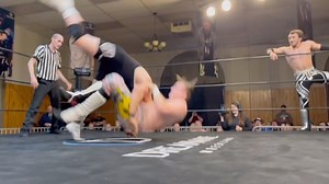 DDT! @thedylnmckay @hunterhold22 #DW617 | @dreamwavewrestling Full show available now on Iwtv.live #Independentwrestlingtv @independentwrestlingtv #Dreamwavewrestling #IWTV | Wrestling With Unicorns