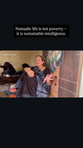 Dhruv Desai on Instagram: "“When outsiders study us with honesty, they preserve history better than those who exploit it.” @judyfrater Judy Frater is not Rabari by birth, yet she dedicated her life to understanding, documenting, and respecting Rabari pastoral culture, embroidery, nomadic wisdom, women’s art, and desert ecology. While many called our culture “backward,” she saw knowledge, sustainability, and dignity. Rabari culture is not folklore for museums it is a living civilization rooted in