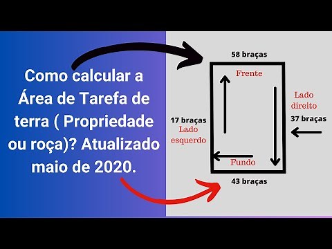 How to calculate the area of ​​a plot of land (property or field). Updated 2020.