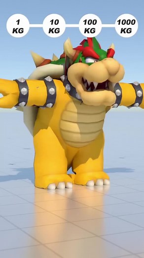 4 Ways to Kill Bowser 🙃🍄 Cube Challenge #animation #fun #funny #meme #3danimation #bowser #mariomeme #nintendo