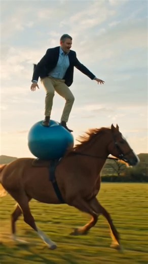 core_confidence_coach on Instagram: "Posture and composure aren't just for calm situations. They're for when you're somehow galloping on a horse while balancing on a stability ball and not a single muscle in your body is panicking. This is what happens when your balance is so solid, your core is so strong, and your confidence is so unshakable that literally anything becomes possible. The horse? Didn't even flinch. Because when you carry yourself with presence and composure, even chaos respects y